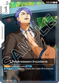 Unforeseen Incident (ST01-014) [Starter Deck 05: Iron Bloom] | Gear Gaming Bentonville