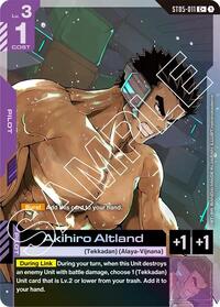 Akihiro Altland (C+) (ST05-011) [Starter Deck 05: Iron Bloom] | Gear Gaming Bentonville