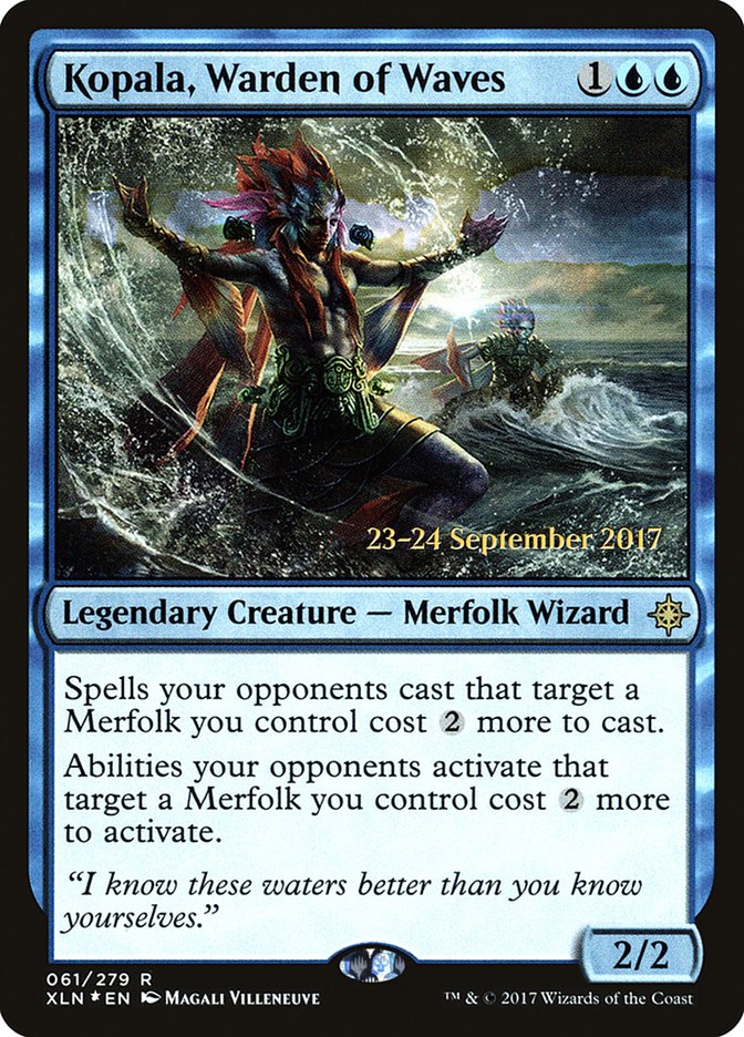Kopala, Warden of Waves [Ixalan Prerelease Promos] | Gear Gaming Bentonville