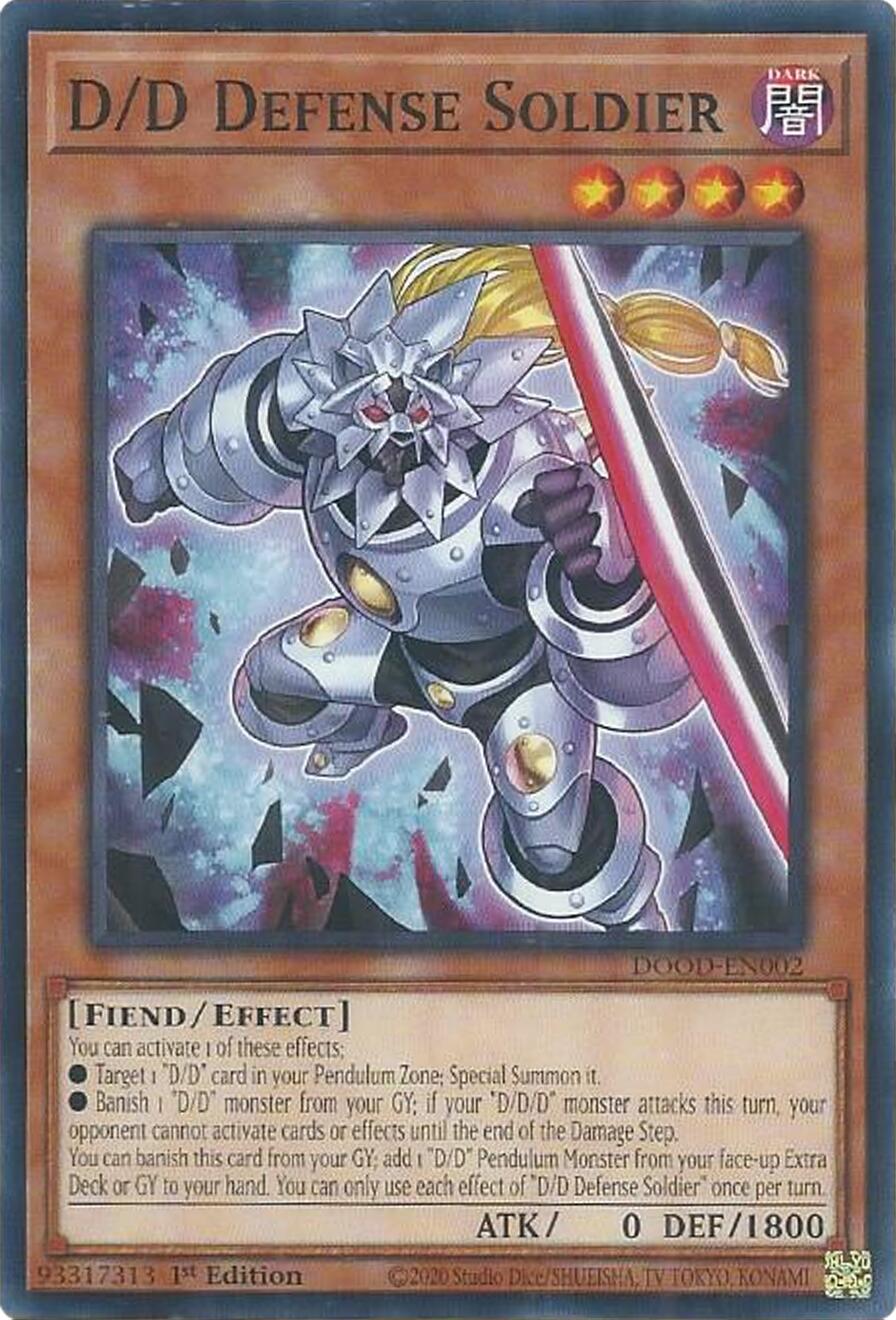 D/D Defense Soldier [DOOD-EN002] Common | Gear Gaming Bentonville