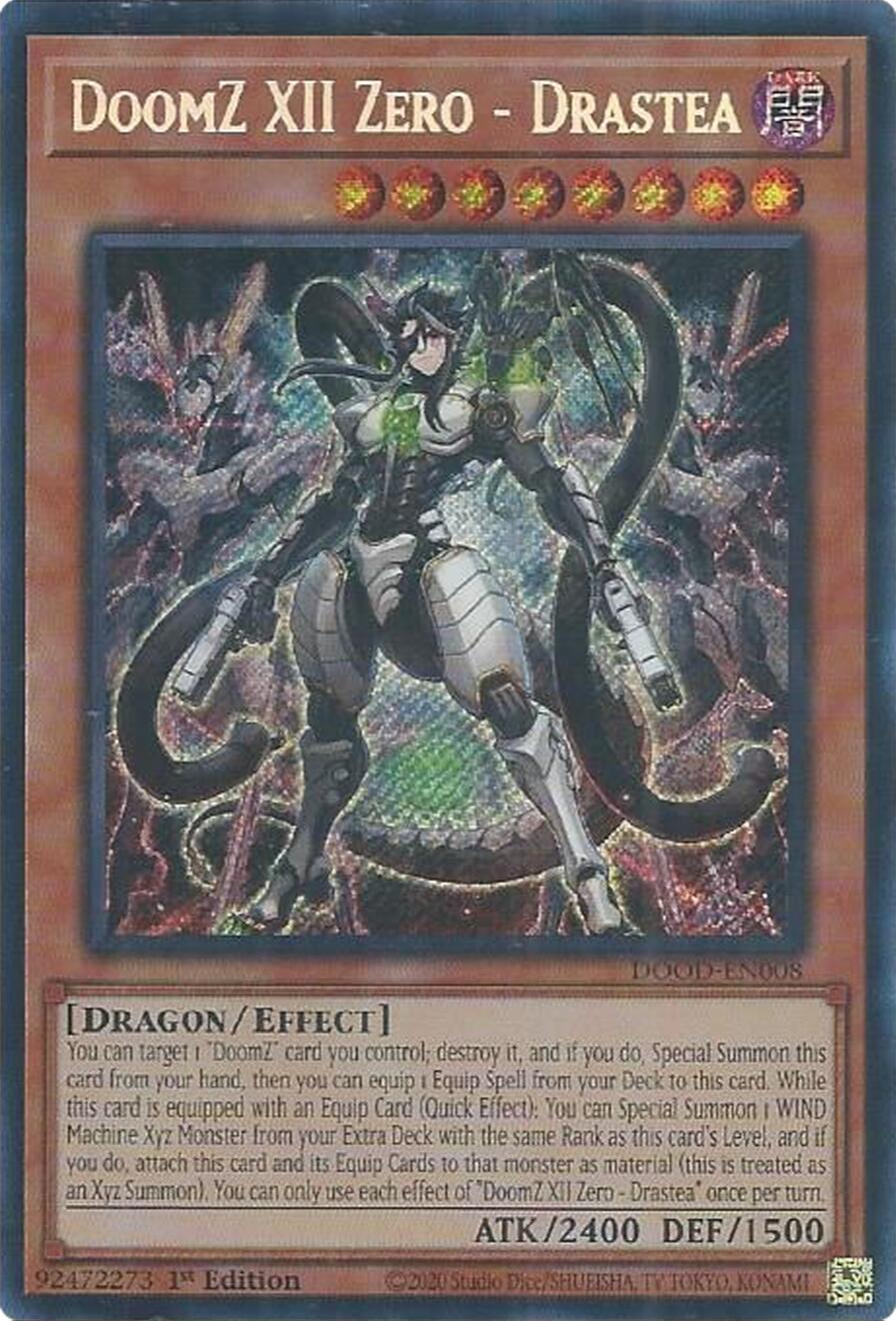 DoomZ XII Zero - Drastea [DOOD-EN008] Secret Rare | Gear Gaming Bentonville