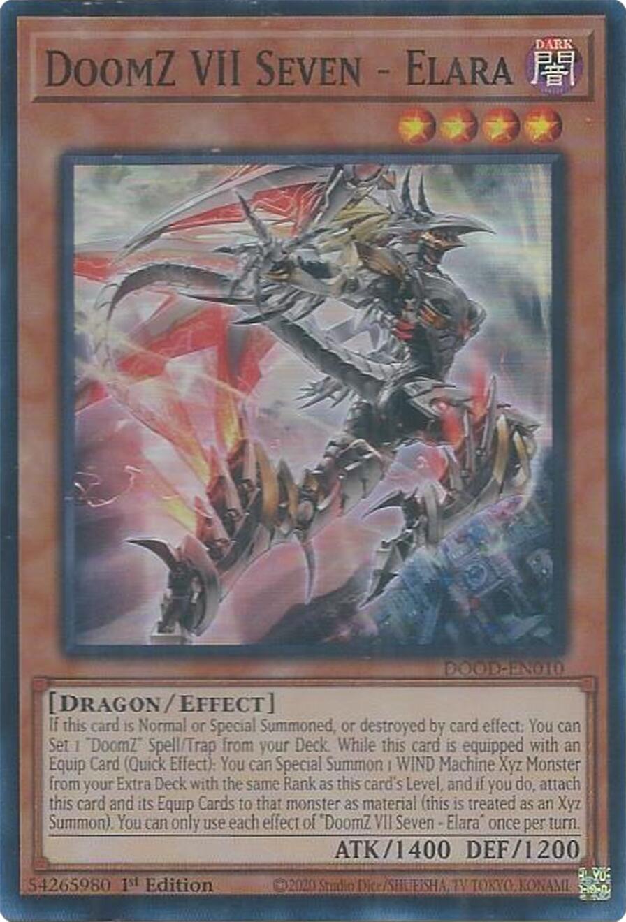 DoomZ VII Seven - Elara [DOOD-EN010] Super Rare | Gear Gaming Bentonville