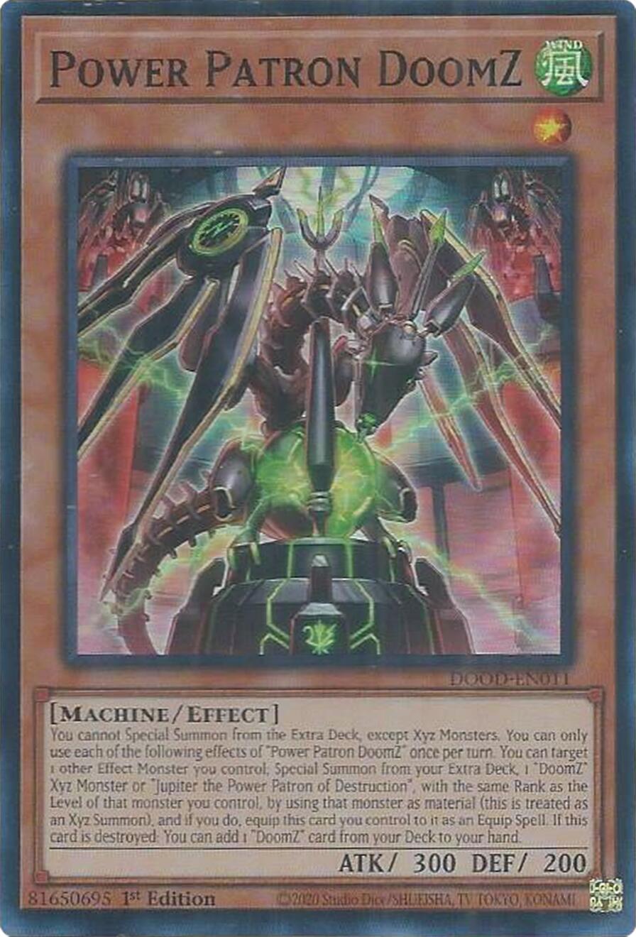Power Patron DoomZ [DOOD-EN011] Super Rare | Gear Gaming Bentonville