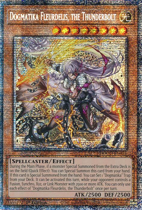 Dogmatika Fleurdelis, the Thunderbolt (Starlight Rare) [DOOD-EN026] Starlight Rare | Gear Gaming Bentonville