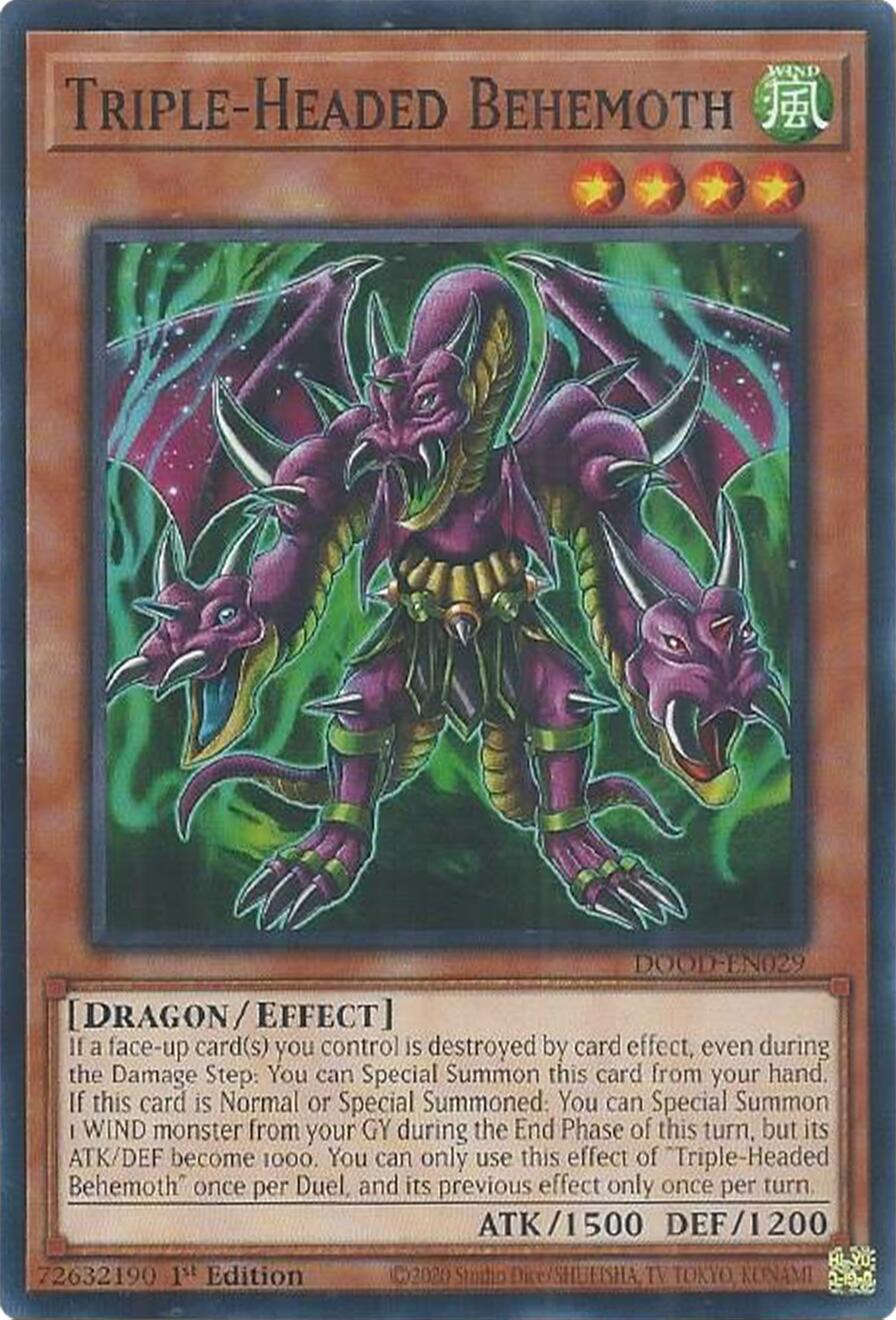 Triple-Headed Behemoth [DOOD-EN029] Common | Gear Gaming Bentonville