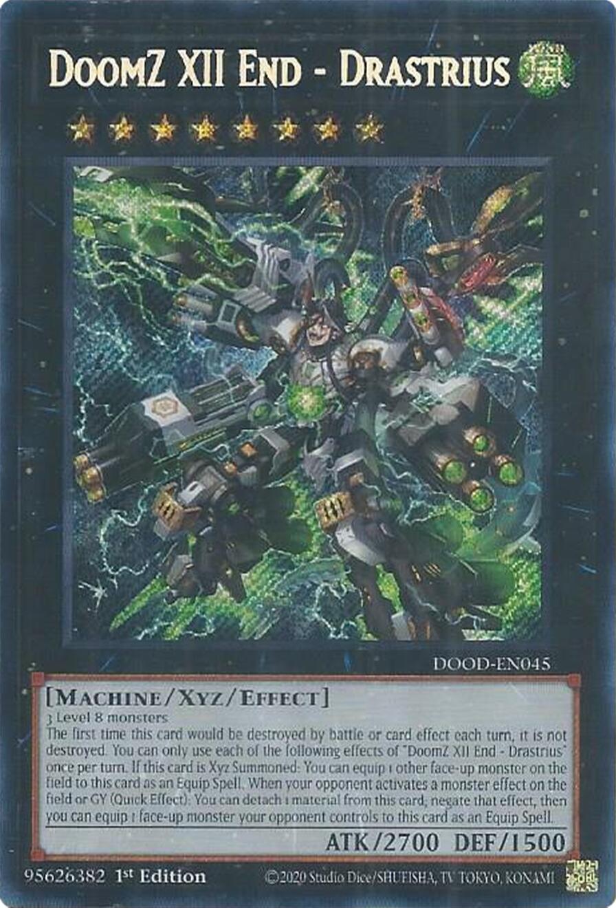 DoomZ XII End - Drastrius [DOOD-EN045] Secret Rare | Gear Gaming Bentonville