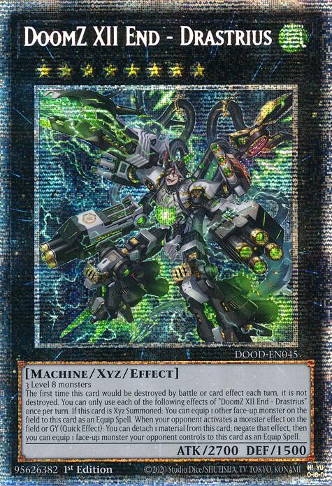 DoomZ XII End - Drastrius (Starlight Rare) [DOOD-EN045] Starlight Rare | Gear Gaming Bentonville