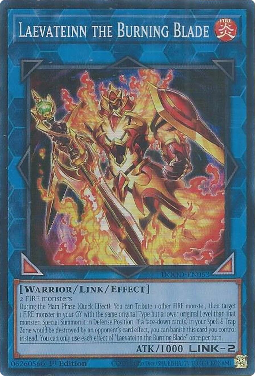 Laevateinn the Burning Blade [DOOD-EN053] Super Rare | Gear Gaming Bentonville