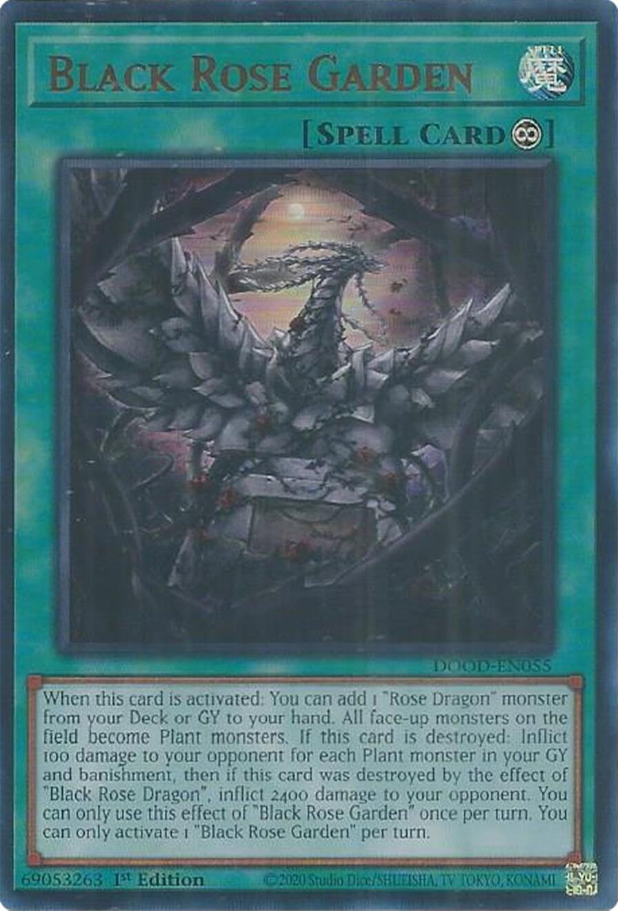 Black Rose Garden [DOOD-EN055] Ultra Rare | Gear Gaming Bentonville