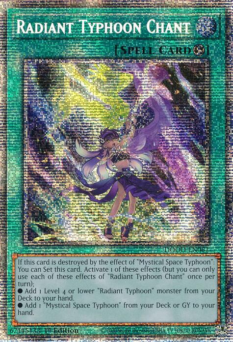 Radiant Typhoon Chant (Starlight Rare) [DOOD-EN061] Starlight Rare | Gear Gaming Bentonville