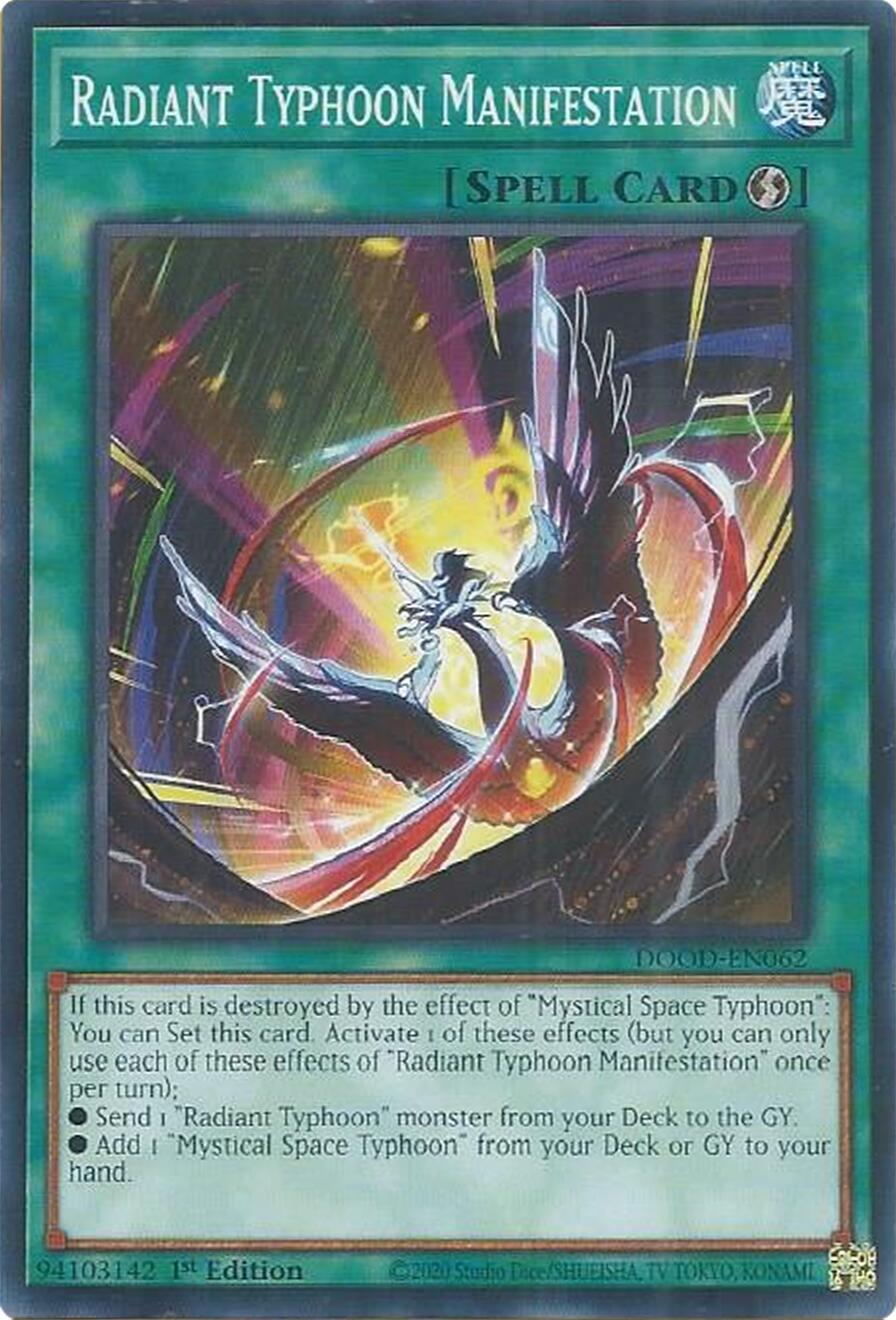 Radiant Typhoon Manifestation [DOOD-EN062] Common | Gear Gaming Bentonville