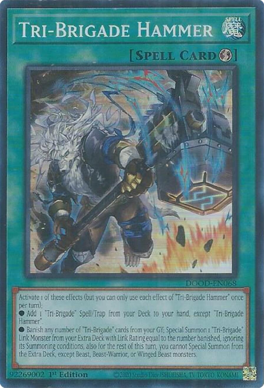 Tri-Brigade Hammer [DOOD-EN068] Super Rare | Gear Gaming Bentonville