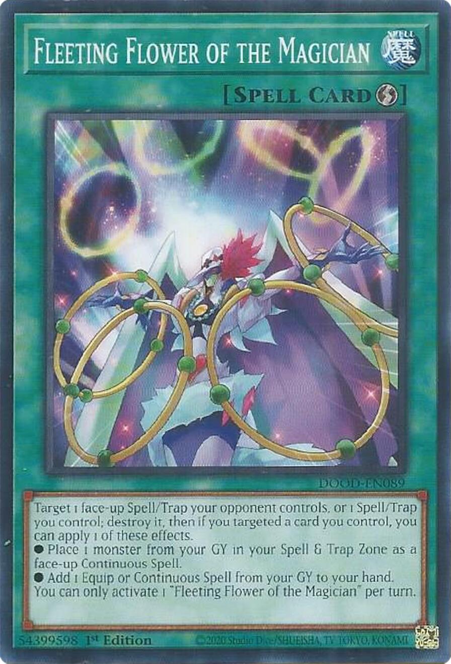 Fleeting Flower of the Magician [DOOD-EN089] Common | Gear Gaming Bentonville