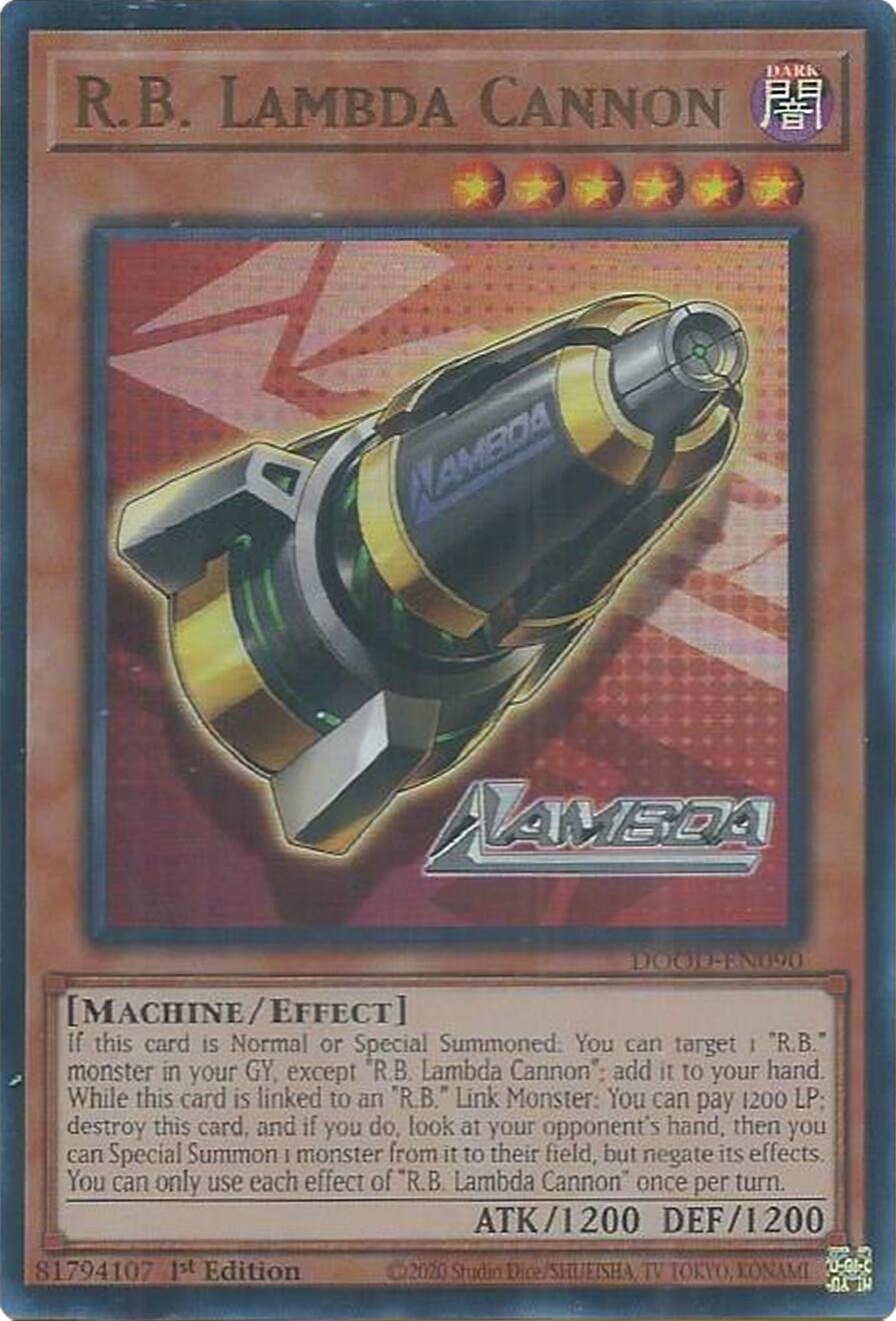R.B. Lambda Cannon [DOOD-EN090] Ultra Rare | Gear Gaming Bentonville