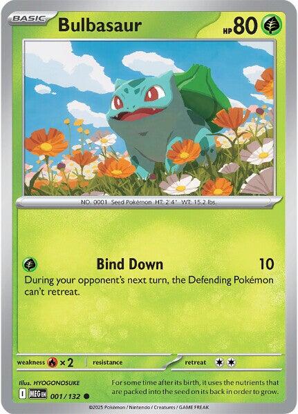 Bulbasaur (001/132) [Mega Evolution: Base Set] | Gear Gaming Bentonville