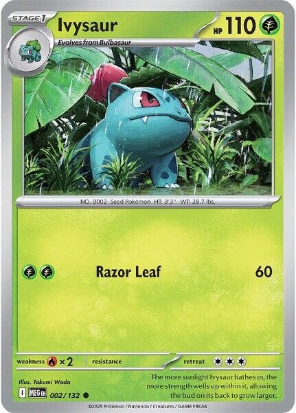 Ivysaur (002/132) [Mega Evolutions: Base Set] | Gear Gaming Bentonville