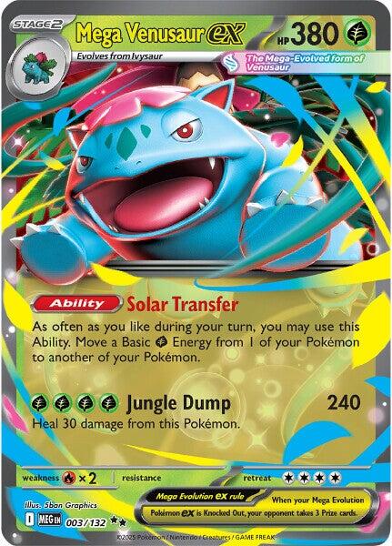 Mega Venusaur ex (003/132) [Mega Evolution: Base Set] | Gear Gaming Bentonville