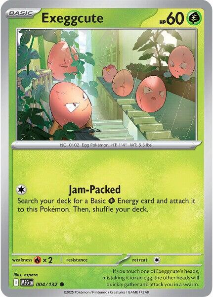 Exeggcute (004/132) [Mega Evolutions: Base Set] | Gear Gaming Bentonville