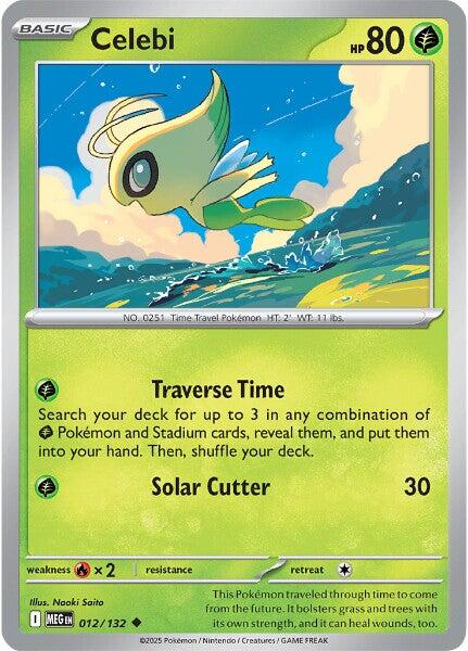 Celebi (012/132) [Mega Evolutions: Base Set] | Gear Gaming Bentonville