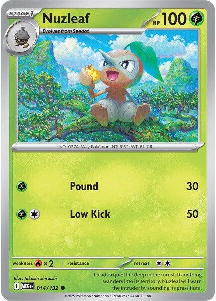 Nuzleaf (014/132) [Mega Evolution: Base Set] | Gear Gaming Bentonville
