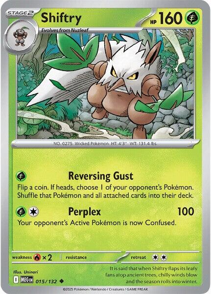 Shiftry (015/132) [Mega Evolution: Base Set] | Gear Gaming Bentonville