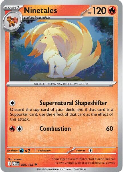Ninetales (020/132) [Mega Evolution: Base Set] | Gear Gaming Bentonville