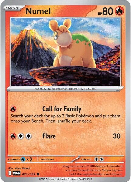 Numel (021/132) [Mega Evolutions: Base Set] | Gear Gaming Bentonville