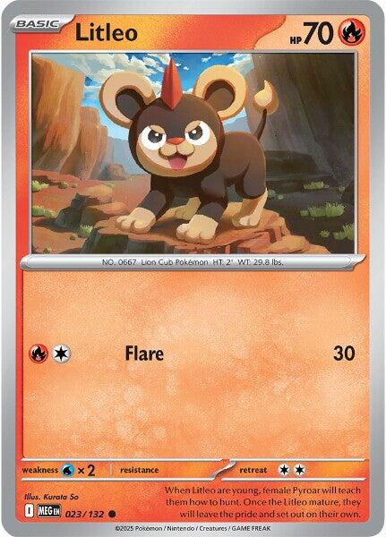 Litleo (023/132) [Mega Evolution: Base Set] | Gear Gaming Bentonville
