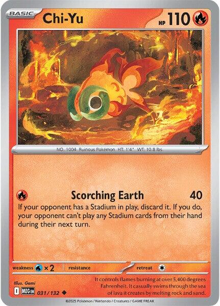 Chi-Yu (031/132) [Mega Evolutions: Base Set] | Gear Gaming Bentonville