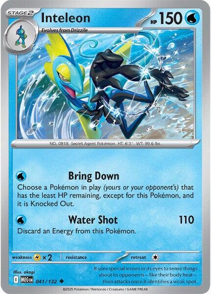 Inteleon (041/132) [Mega Evolution: Base Set] | Gear Gaming Bentonville