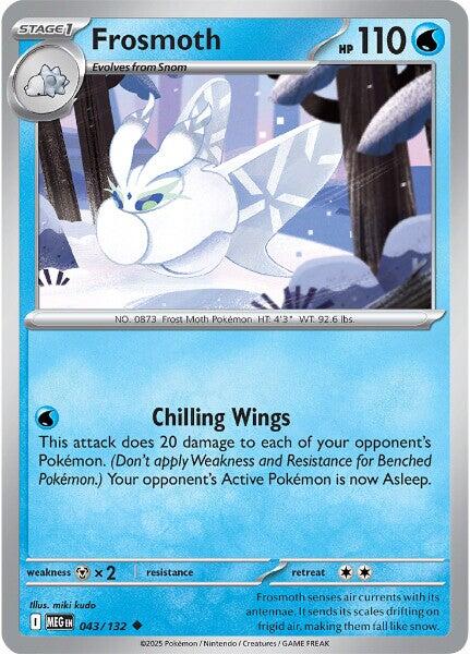 Frosmoth (043/132) [Mega Evolution: Base Set] | Gear Gaming Bentonville