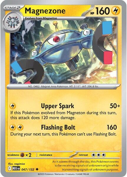 Magnezone (047/132) [Mega Evolution: Base Set] | Gear Gaming Bentonville