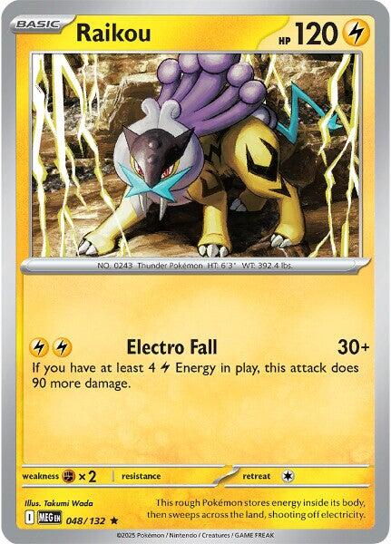 Raikou (048/132) [Mega Evolutions: Base Set] | Gear Gaming Bentonville
