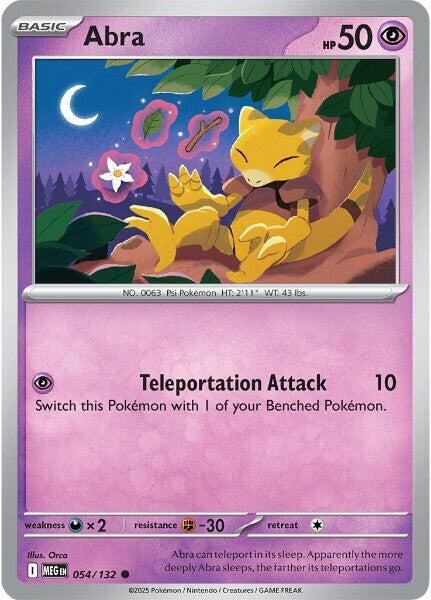 Abra (054/132) [Mega Evolutions: Base Set] | Gear Gaming Bentonville