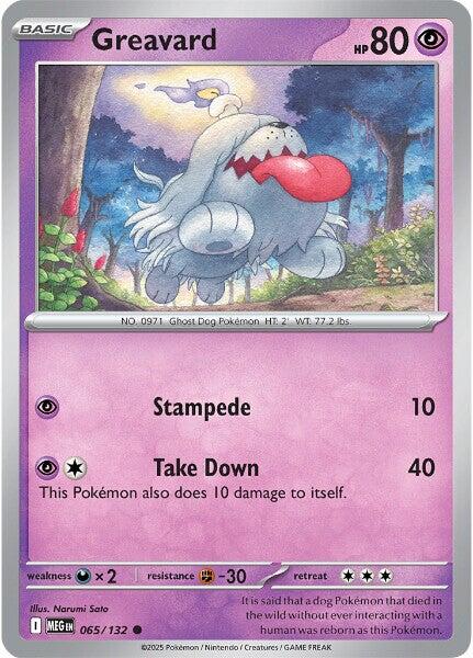 Greavard (065/132) [Mega Evolutions: Base Set] | Gear Gaming Bentonville