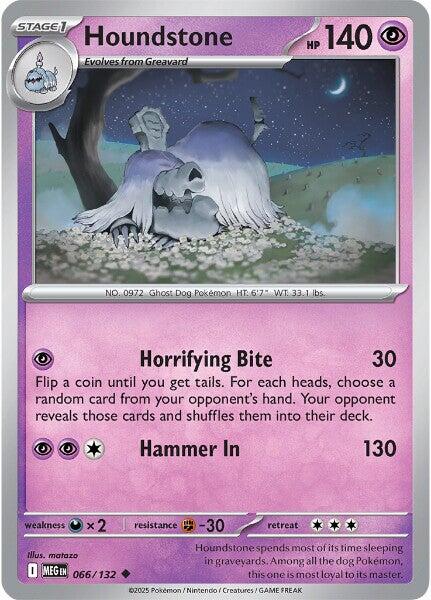 Houndstone (066/132) [Mega Evolution: Base Set] | Gear Gaming Bentonville