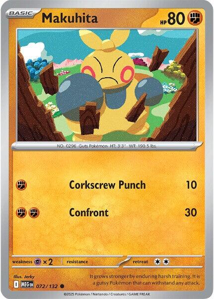Makuhita (072/132) [Mega Evolutions: Base Set] | Gear Gaming Bentonville
