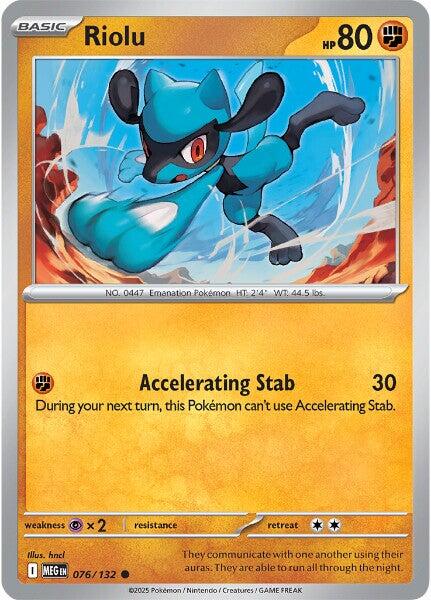 Riolu (076/132) [Mega Evolution: Base Set] | Gear Gaming Bentonville