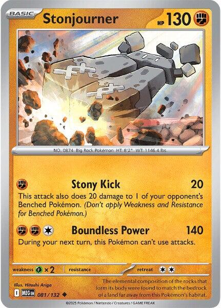 Stonjourner (081/132) [Mega Evolution: Base Set] | Gear Gaming Bentonville