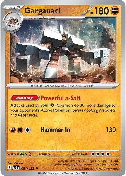 Garganacl (084/132) [Mega Evolution: Base Set] | Gear Gaming Bentonville