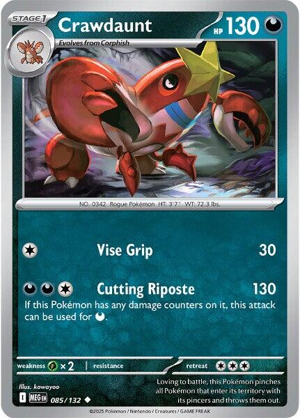 Crawdaunt (085/132) [Mega Evolution: Base Set] | Gear Gaming Bentonville