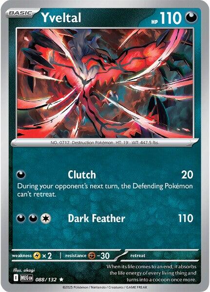 Yveltal (088/132) [Mega Evolution: Base Set] | Gear Gaming Bentonville