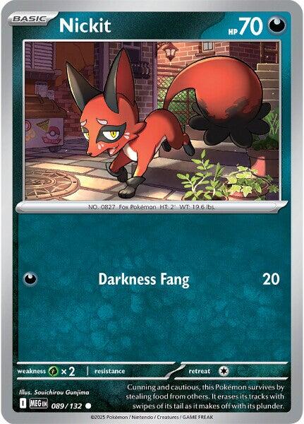 Nickit (089/132) [Mega Evolution: Base Set] | Gear Gaming Bentonville