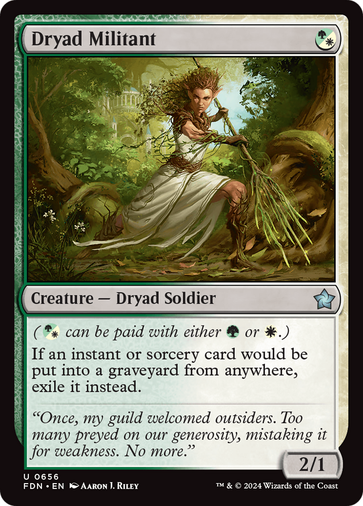 Dryad Militant [Foundations] | Gear Gaming Bentonville