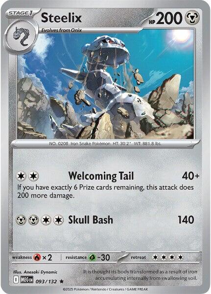 Steelix (093/132) [Mega Evolutions: Base Set] | Gear Gaming Bentonville