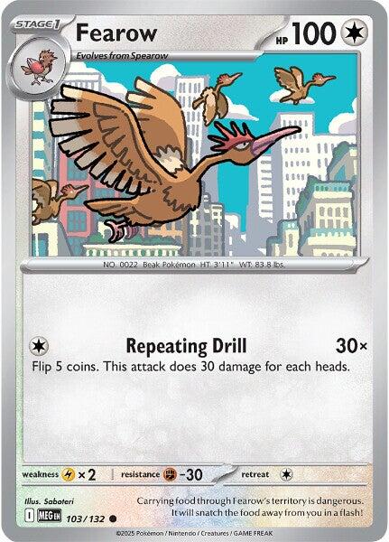 Fearow (103/132) [Mega Evolutions: Base Set] | Gear Gaming Bentonville