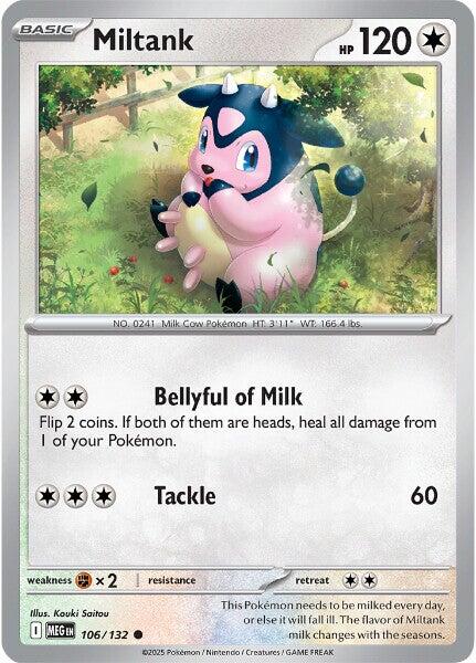 Miltank (106/132) [Mega Evolution: Base Set] | Gear Gaming Bentonville