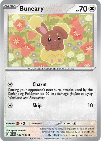 Buneary (107/132) [Mega Evolution: Base Set] | Gear Gaming Bentonville