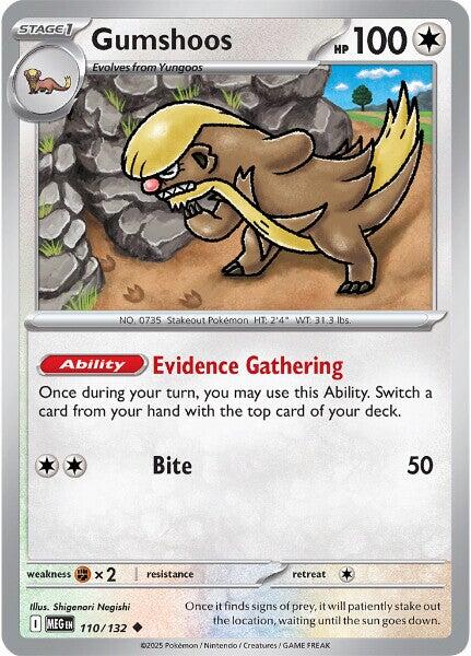 Gumshoos (110/132) [Mega Evolution: Base Set] | Gear Gaming Bentonville