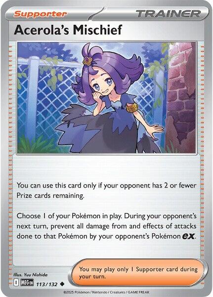 Acerola's Mischief (113/132) [Mega Evolutions: Base Set] | Gear Gaming Bentonville